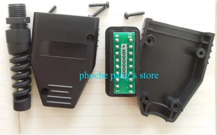 FINETRIP синий/белый/черный 100 шт. J1962 автомобильный OBD2 16Pin разъем штекер OBD адаптер проводка диагностический инструмент - Цвет: c394029black