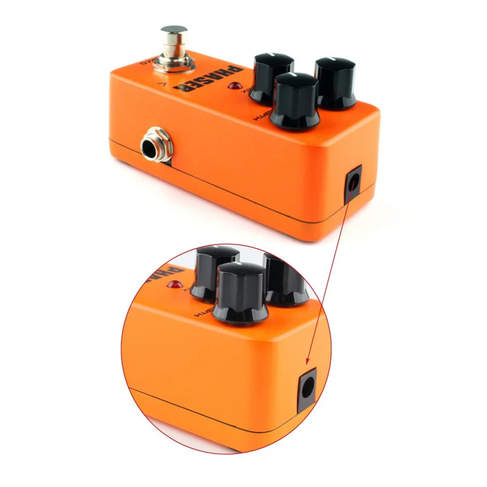 KOKKO FPH2 Phaser Мини педаль эффектов для электрогитары теплый аналоговый фазовый
