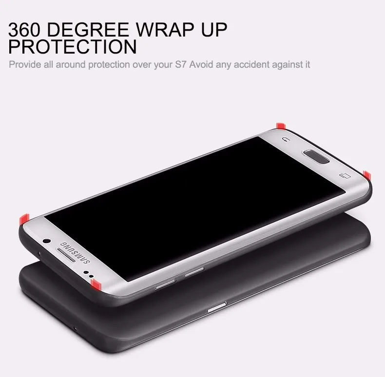 Для Samsung Galaxy S7 Case Ultra Thin Sandstone Матового Гладкого покрытие Назад Shell Матовое