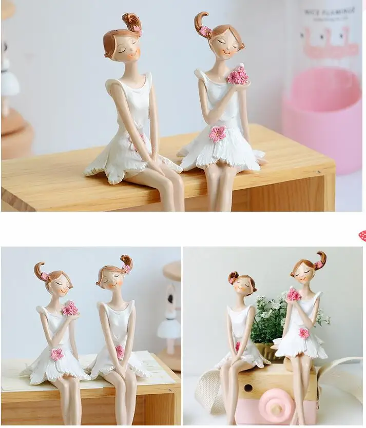 Аксессуары для украшения дома 2 шт./компл. пасторальные элегантные фигурки цветов