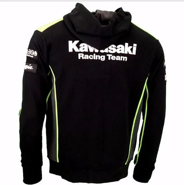 Бесплатная доставка 2016 Мужская одежда для Kawasaki команды Толстовки MotoGP кофты