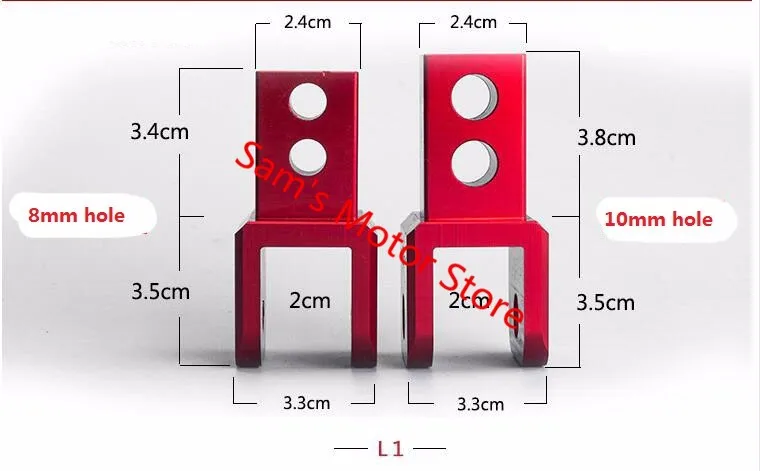 8 мм/10 мм CNC удлинитель для кроссового велосипеда подвеска скутера мотоцикла