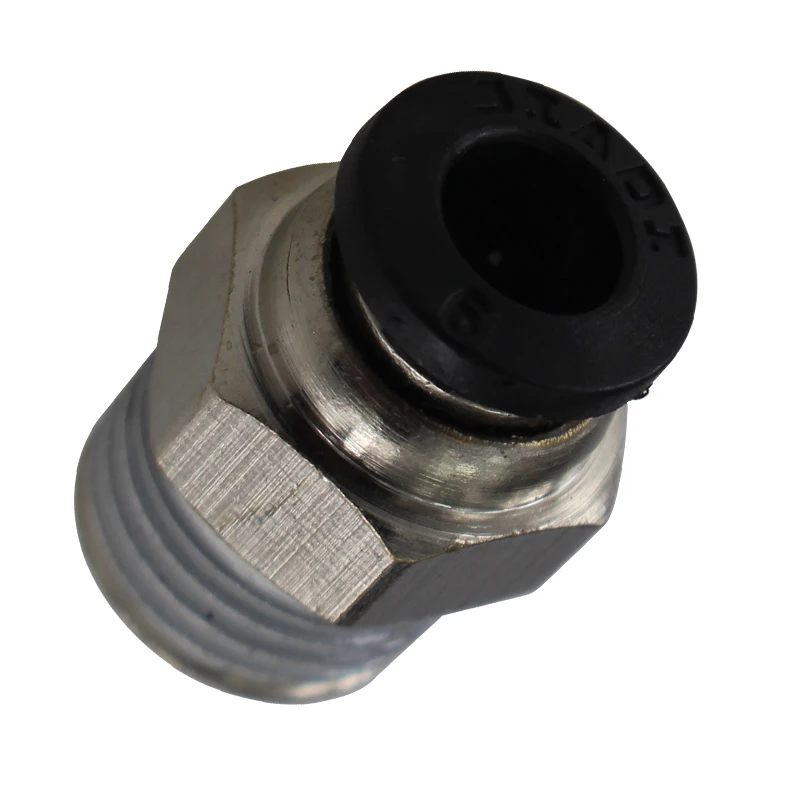 Никелевое покрытие M5 1/8 'ɱ/4'' 3/8 'ɱ/2'' Male- 4 6 8 10 12 мм прямой толчок в