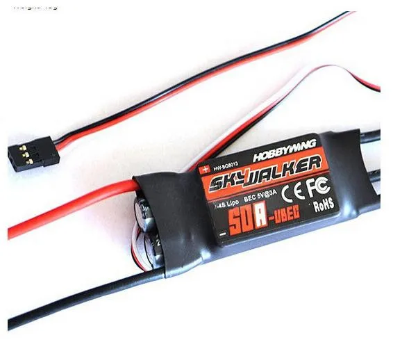 Оригинальный Hobbywing Skywalker 15A 20A 30A 40A 50A ESC контроллер скорости с UBEC для RC FPV