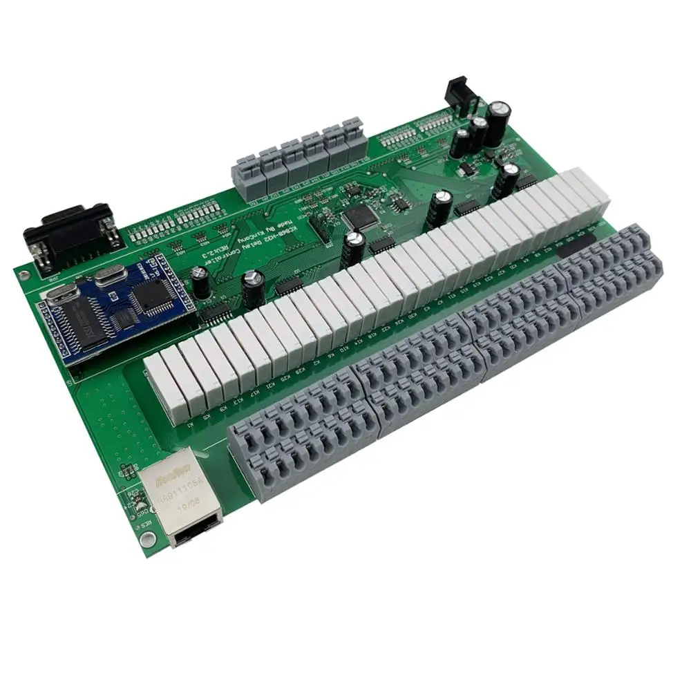 32 канала Ethernet релейный модуль с GPIO Lan Wan Сеть RJ45 RS232 TCP IP программа макетная плата DIY умный дом