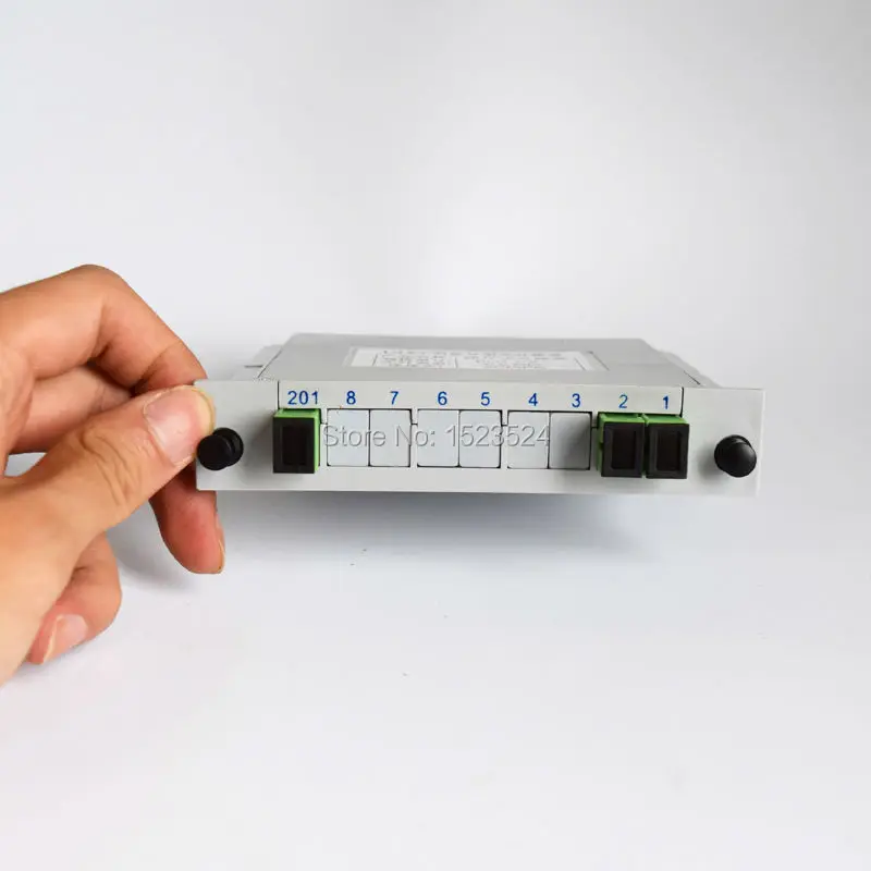 Бесплатная доставка 1x2 LGX коробка кассета карточка вставка SC/APC PLC разветвитель