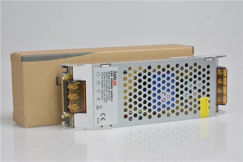 SANPU переключатель режима Питание постоянного тока 24В DC 150 ватт 6 Ампер AC-DC освещение Трансформатор 24 V переменного тока Светодиодный драйвер для Светодиодный s комнатное освещение полоски