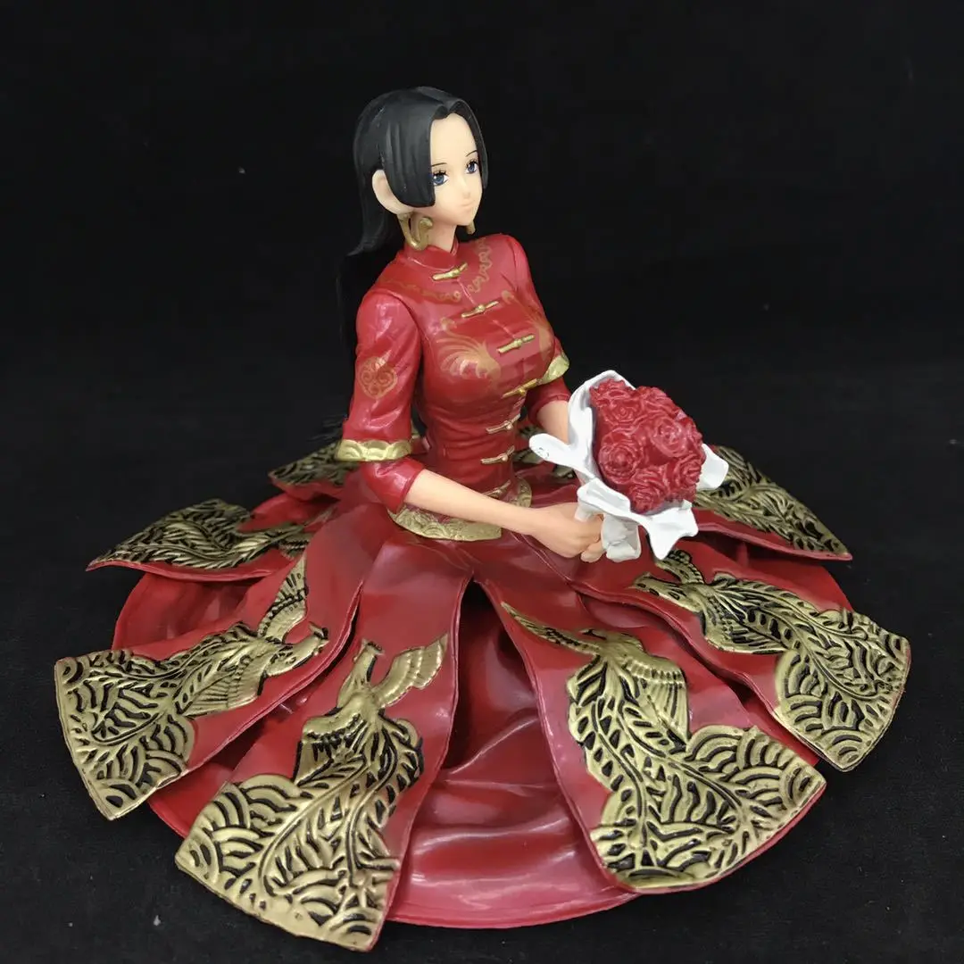 Новое Аниме One Piece Glitter & Glamours Boa Hancock красное кимоно свадебное Ver PVC Brinquedos модель