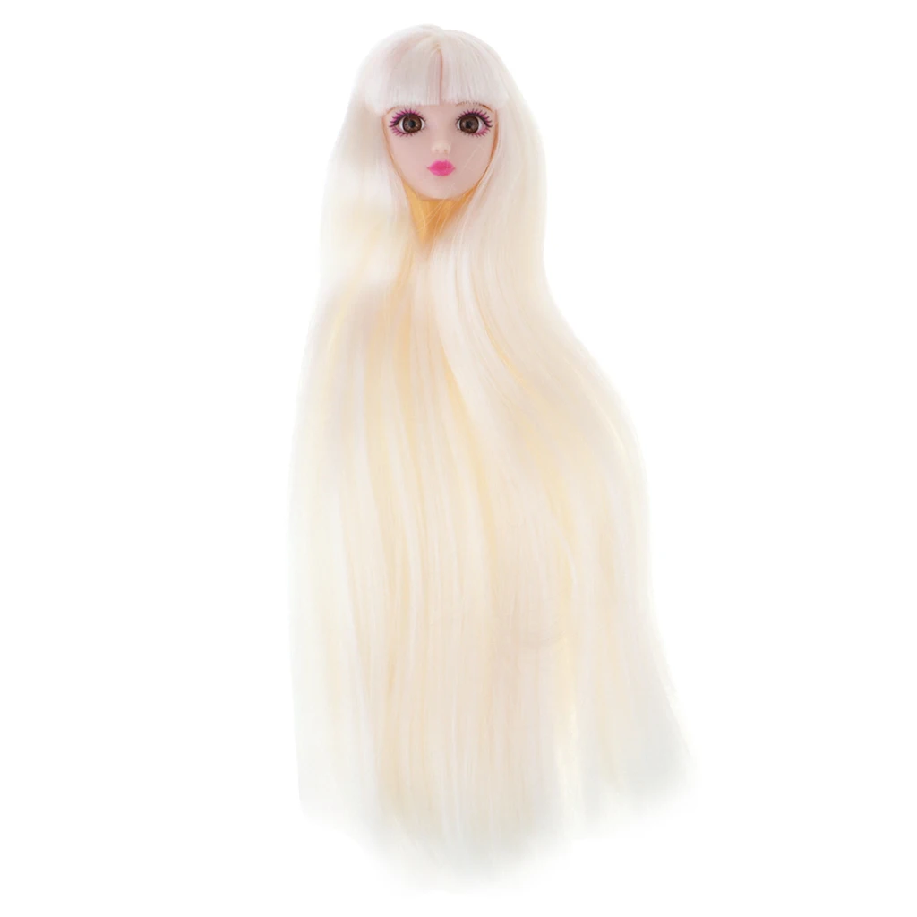 Форма для лепки головы BJD с макияжем набор белых волос лица женские фигурки