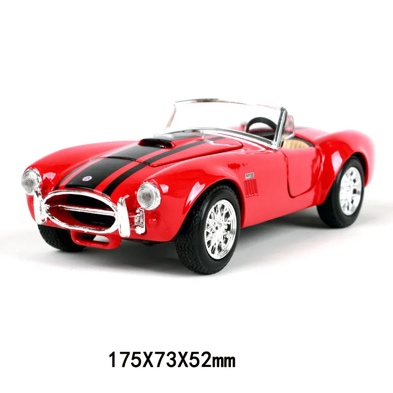 Моделирование 1:24 1965 Shelby Cobra 427 металлический сплав модель автомобиля коллекция и