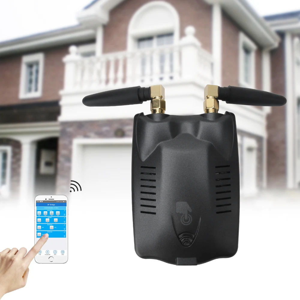 Wifi RF мост 433 МГц умный дом автоматизация универсальный переключатель Интеллектуальный Wi-Fi пульт дистанционного управления RF для занавес дверной разъем