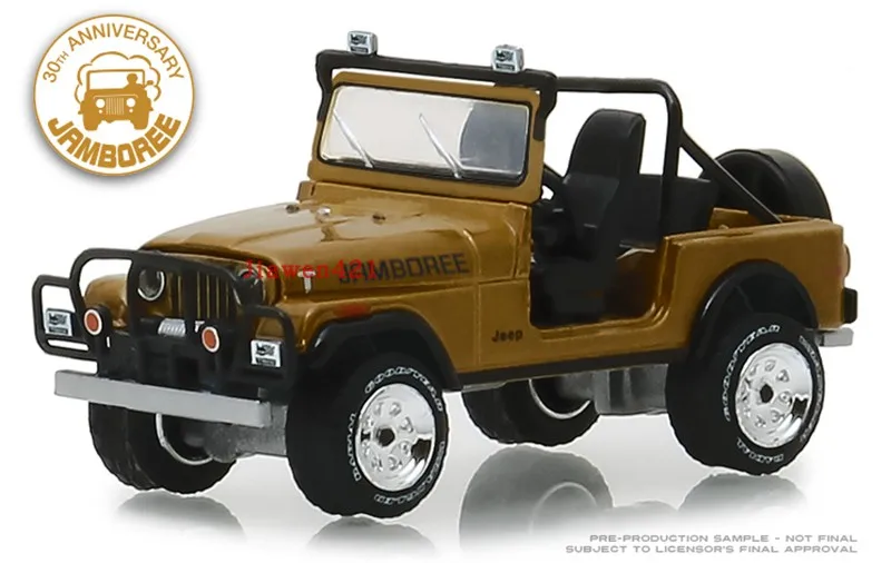 GreenLight 1:64 1982 J eep CJ 7 30th юбилей Jamboree сплав игрушечный автомобиль игрушки для детей