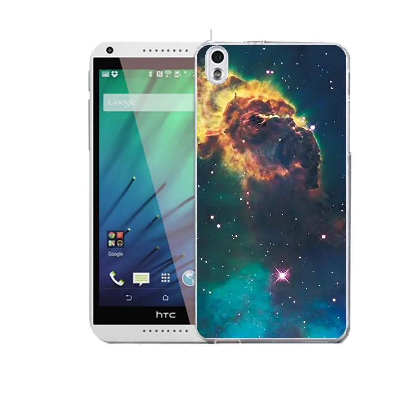 Qmswei ТПУ прозрачный чехол для телефона htc M8 Мягкие Силиконовые Красочные звездное