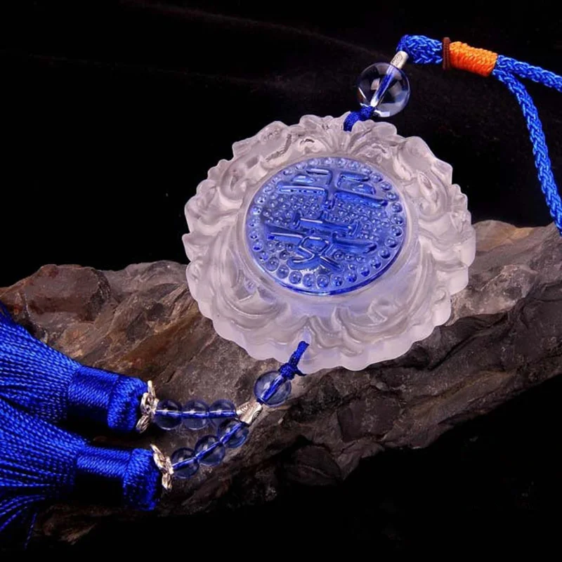 Автомобильный кулон ювелирный Кристальный символ мира автомобильные