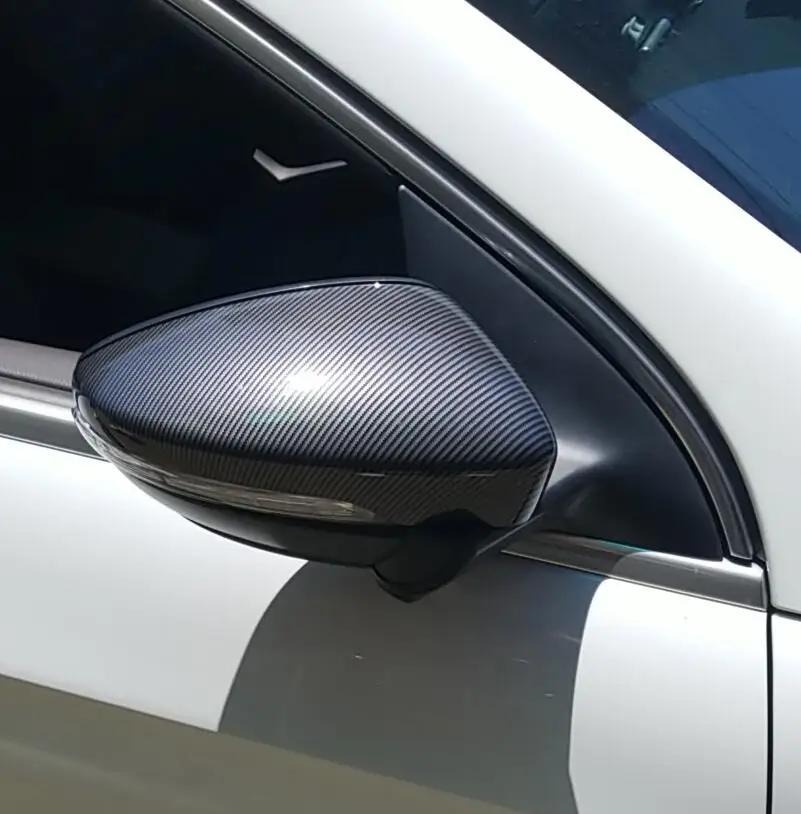 Полностью Сменные зеркальные чехлы из углеродного волокна для Volkswagen VW Beetle CC Eos