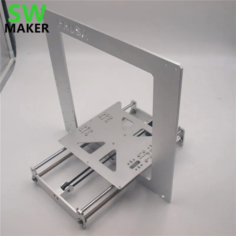 Набор рамок SWMAKER Prusa i3 из алюминиевого сплава анодированного серебристого цвета|i3