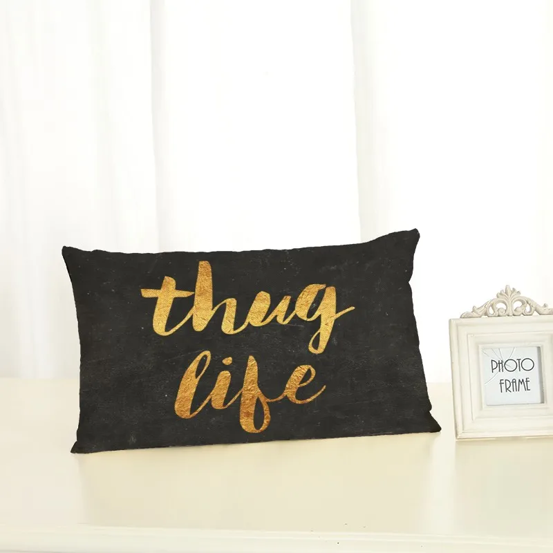 Personalized Text Cushion Covers Fashion Creativity Home decoration 30x50 Decorative Beige Linen Pillow Case | Дом и сад