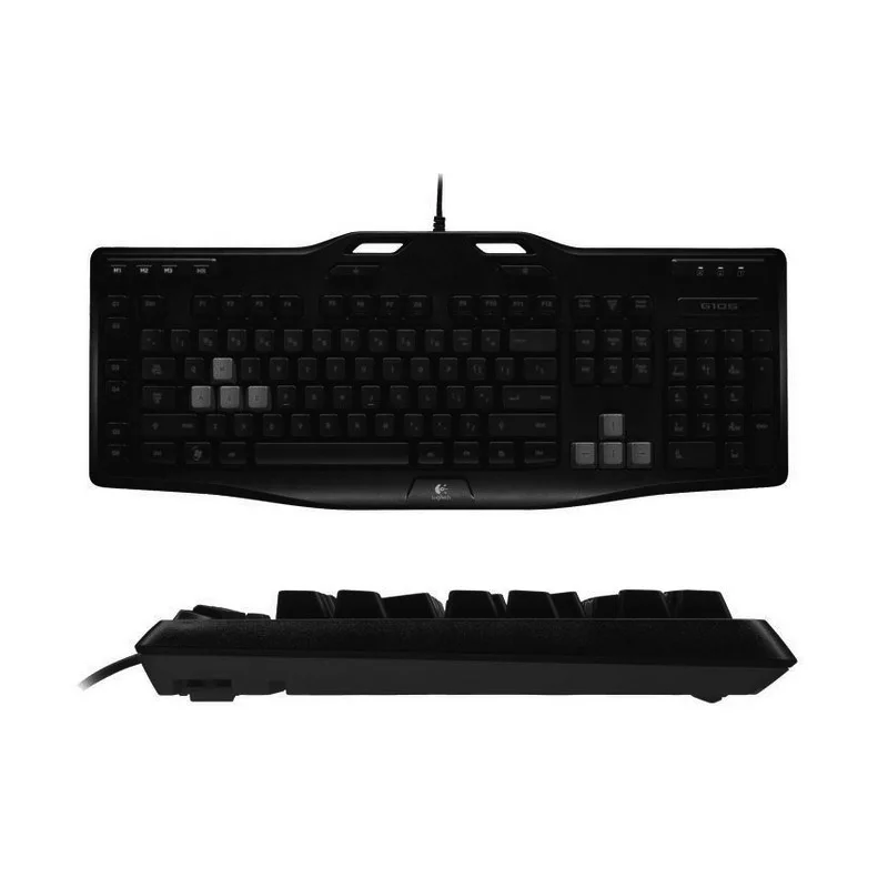 Новое поступление оригинальная USB клавиатура Logitech G105 игровая с 110 клавишами