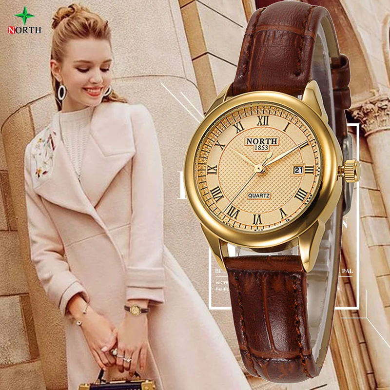 Новый бренд модные женские часы с датой на день Женские кварцевые наручные из