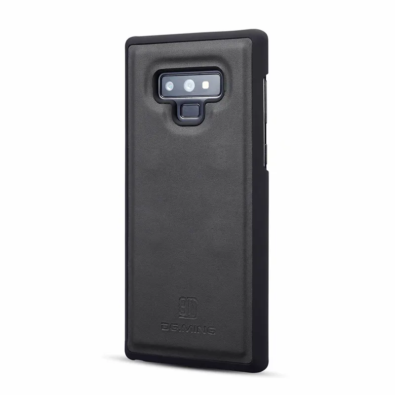 Роскошный чехол-книжка из натуральной кожи + PC Voor Galaxy Note 9 8 Магнитный