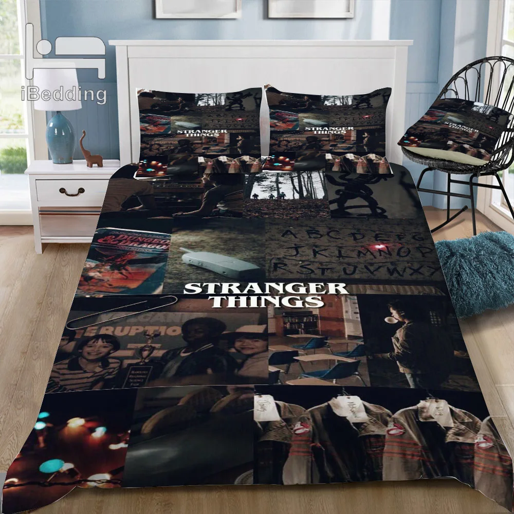 Горячая из фильма ужасов чужой-вещи опасности 3D Постельное белье печатных