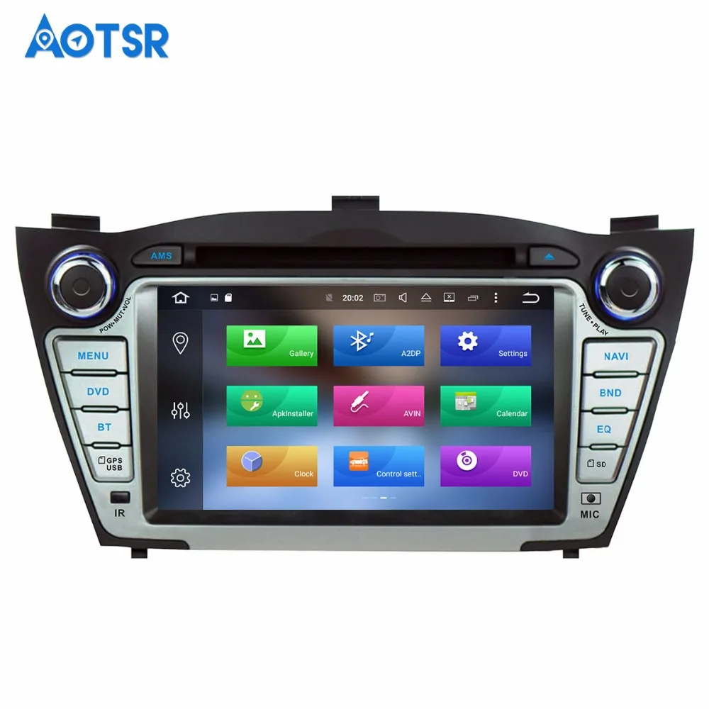 Android 8 1 автомобильный DVD CD плеер GPS навигация для Hyundai IX35 Tucson 2009-2015 мультимедийная