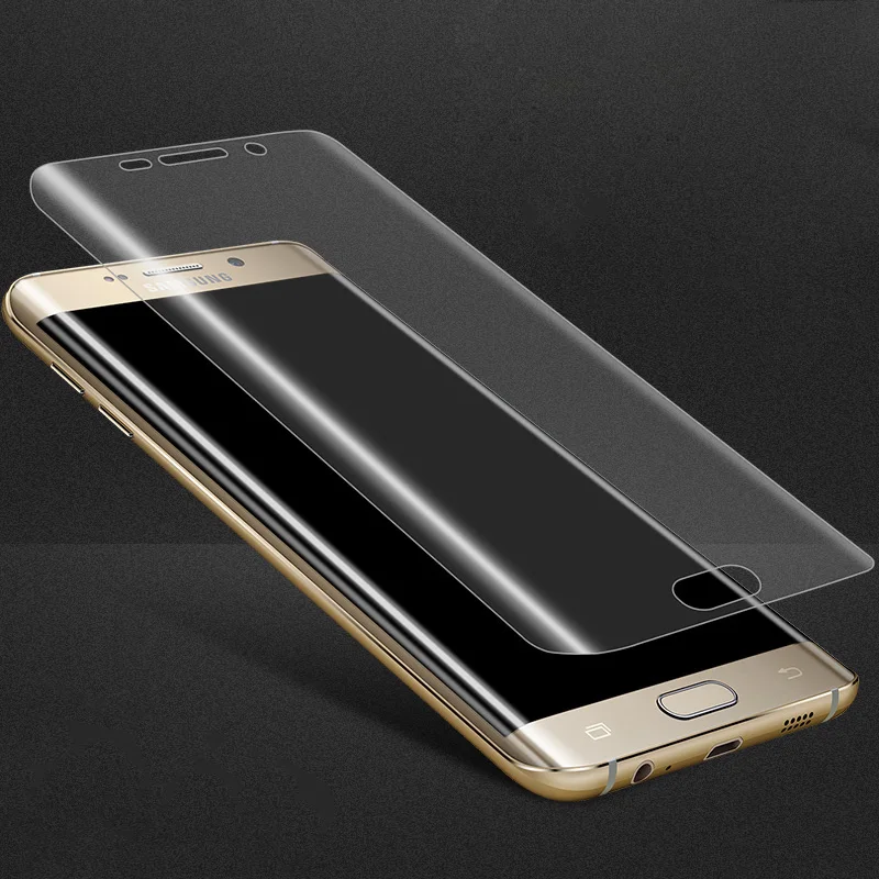 Чехол из закаленного стекла для телефона samsung s6 edge plus s7 чехол защитная оболочка