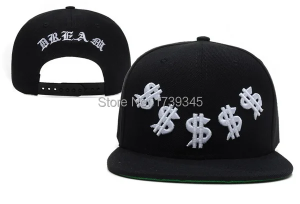 new Dream Snapback hats white black Cheap mens women most popular hip hop gorras bones xindonfan baseball caps | Аксессуары для