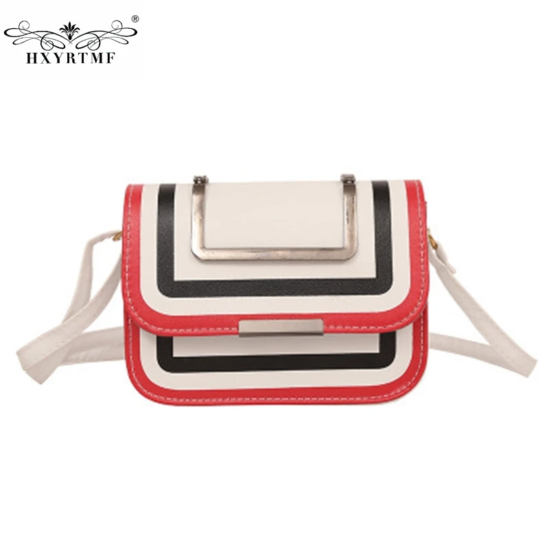 New Fashion Women's Shoulder Bag Versatile Satchels Casual Female Crossbody Bags PU Girl's Totes Cover Solid Hard Flap | Багаж и