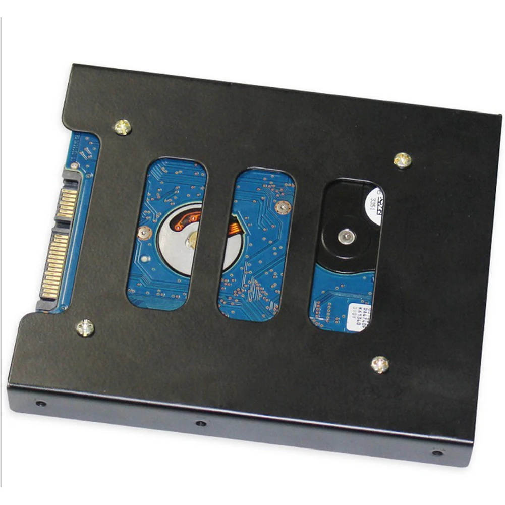 [] чехол для жесткого диска 2," до 3,5" SSD HDD металлический адаптер Монтажный держатель для жесткого диска для ПК ноутбука защитный кронштейн для жесткого диска