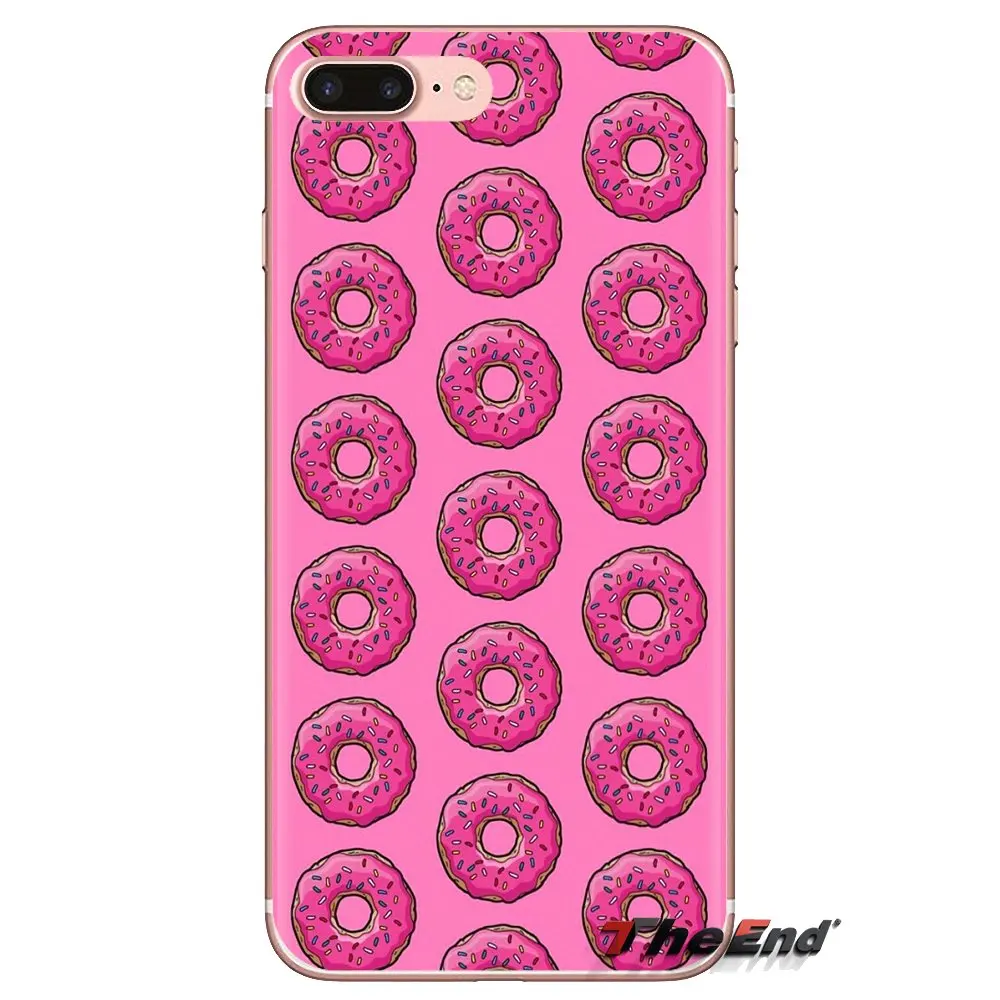 Transparent Soft Cases Doughnut doughnuts Cookies Sprinkle For iPod Touch Apple iPhone 4 4S 5 5S SE 5C 6 6S 7 8 X XR XS Plus MAX |