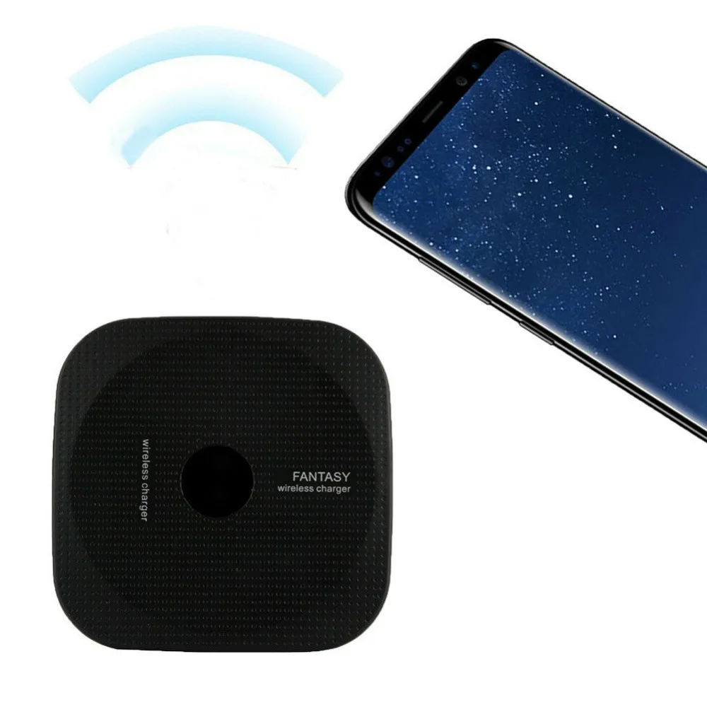 Qi Беспроводное быстрое зарядное устройство подставка для настольного