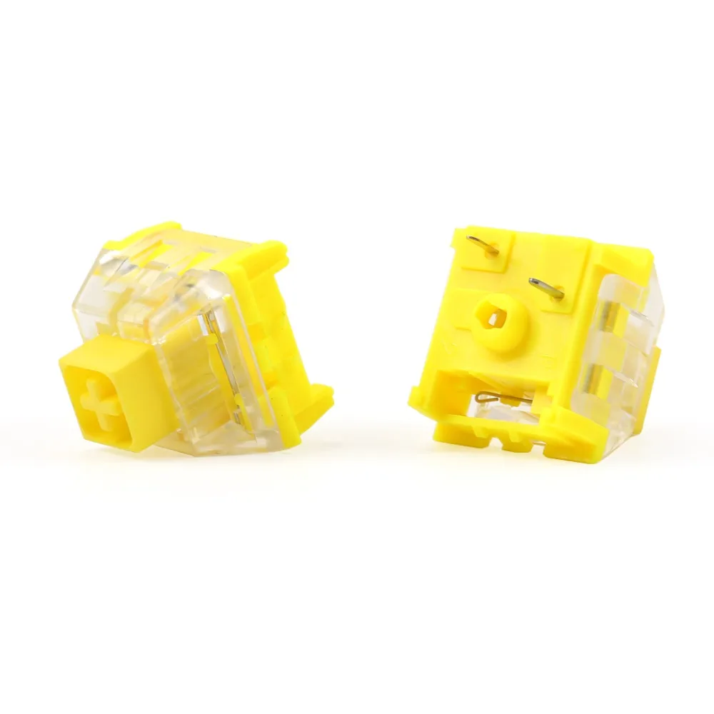 Kailh box Noble Yellow clicky переключатель 3 контакта для механической клавиатуры diy (10 шт) |