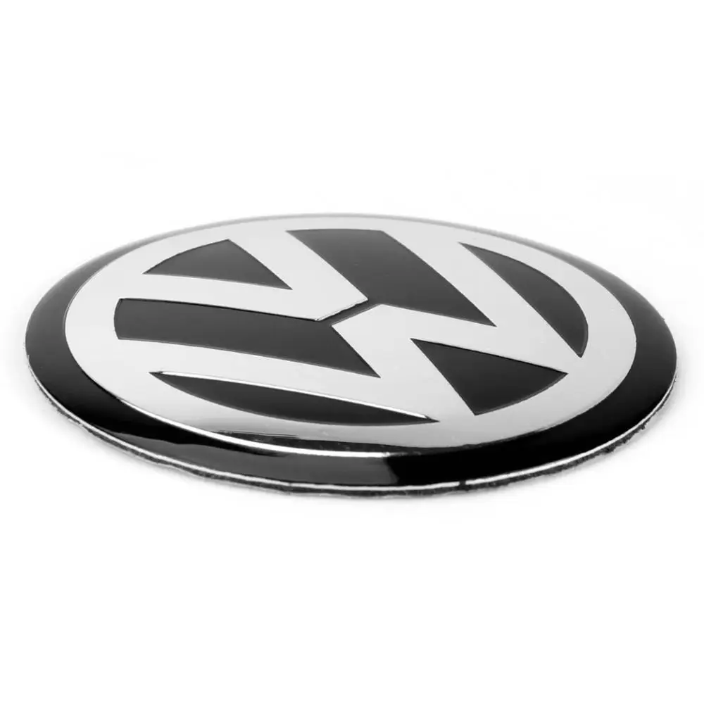 4 шт. 70 мм 7 см черная флейба значок эмблема Логотип VW наклейка на колесо стильная