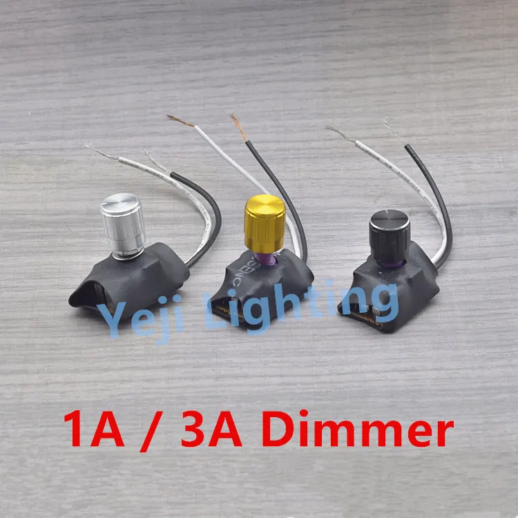 Алюминиевый Регулятор яркости 1 А 3 А|dim switch|lighting accessoriesswitch control |