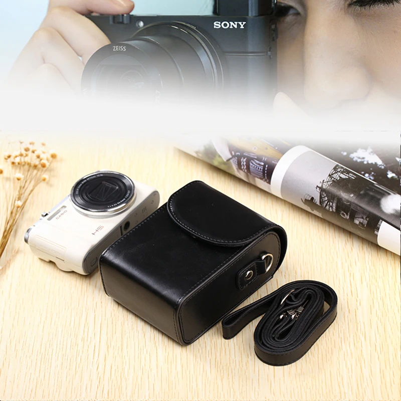 Высокое качество PU сумка для камеры кожаный чехол Sony DSC RX100 II III IV M4 M5 HX90V HX90 HX80 HX60 HX50