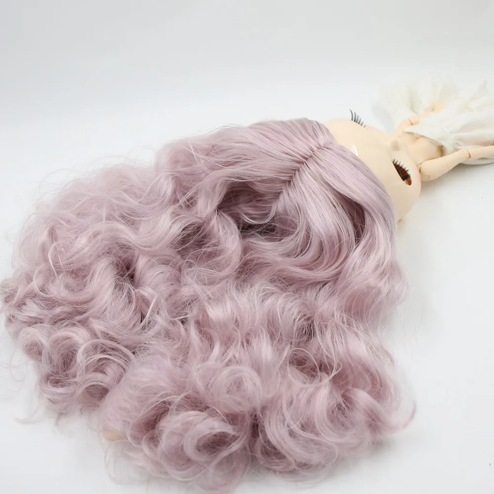 Ледяная кукла DBS Blyth 1/6 bjd шарнирное тело белая кожа розовый микс фиолетовые волосы
