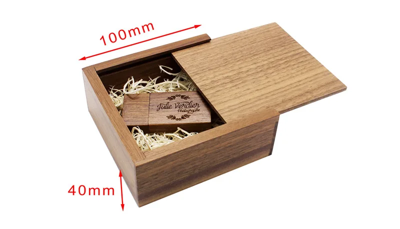 JASTER maple walnut usb с деревянный корпус, usb флэш-накопитель Флешка 4 ГБ 8 ГБ 16 ГБ 32 ГБ 64 ГБ логотип клиента свадебный подарок 105*95*40 мм
