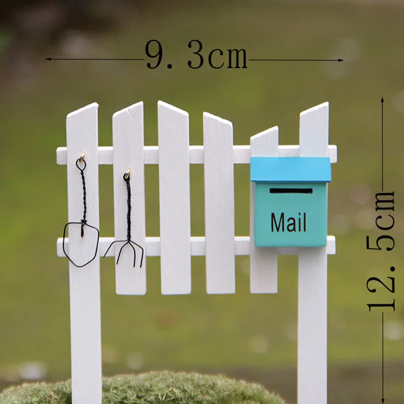 Забор почтовый ящик миниатюрный Сказочный Сад для дома искусственное Ремесло