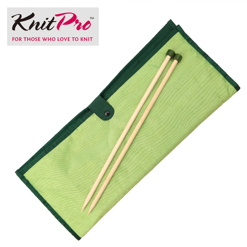 Набор из бамбука Knitpro с одной заостренной иглой|needle injection|set organizerneedle guide |