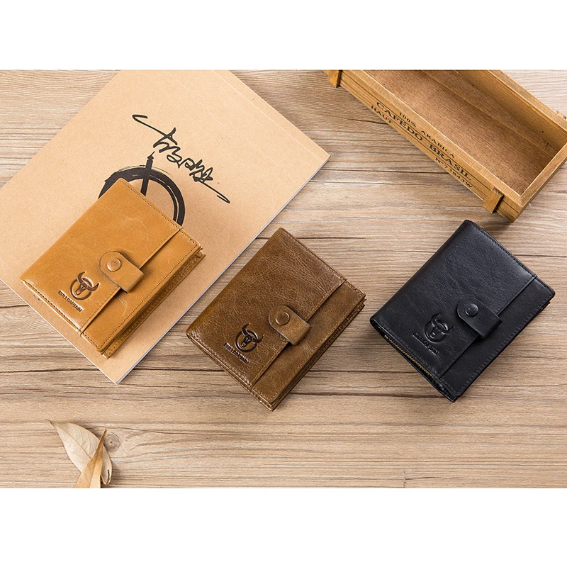 EteCla Brand Genuine Leather Coin Purse Men Wallet Male Carteras Kashelek Portomonee Fashion Money Bag Partmone Cuzdan Portmann | Багаж и