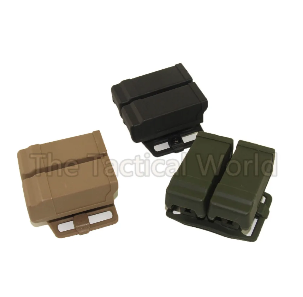 

Hunting CQC Gl 17 19 22 23 Double 2 Magazine Belt Pouch Case 9mm .45 Cal Magazine Pouch Pouch with Belt Loop Gun Accessories