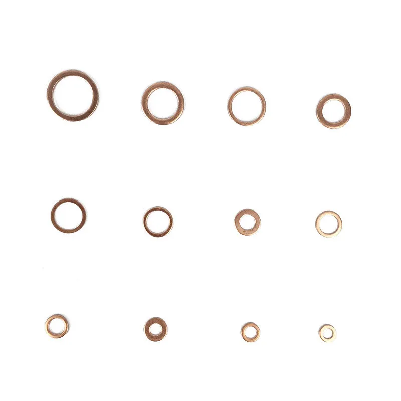 Медь прокладка/280 шт набор рукав прокладка/механическое уплотнение кольца с