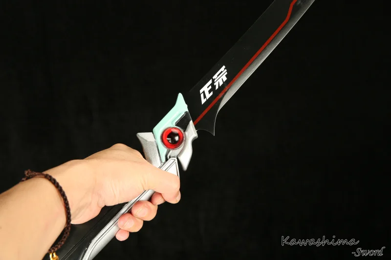 Genji Oni Tanto для часов косплей реквизит Реплика лезвие Настоящий стальной короткий нож абсолютно поставка-не острый декоративный меч