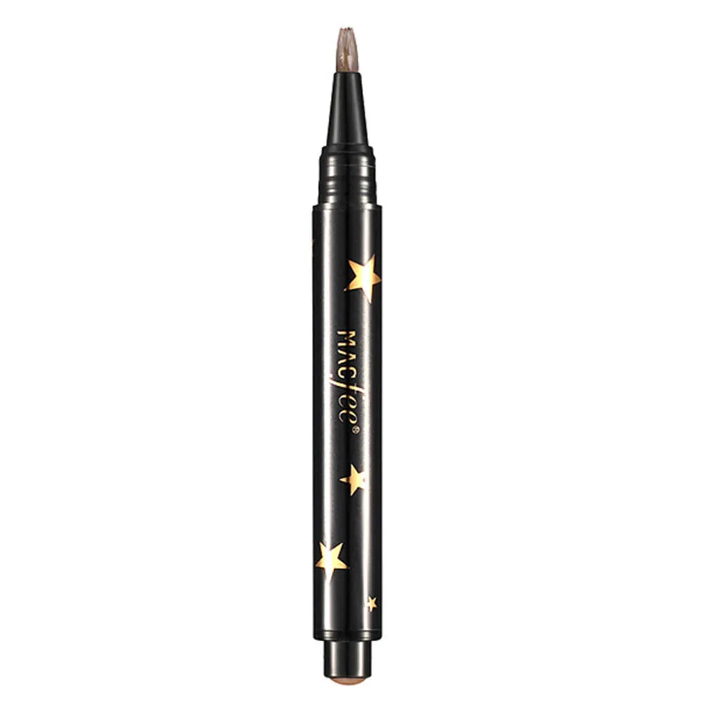 Dark Brown 1 шт. Набор для перманенного макияжа бровей черного и коричневого цвета, набор для пресса, долговечная водостойкая жидкая тушь для ресниц, крем-краска для бровей, карандаш для макияжа - Цвет: Dark Brown