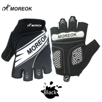 reflective cycling gloves 3d silicon padded half finger men women motorcycle glove shockproof mtb bicycle guantes ciclismo