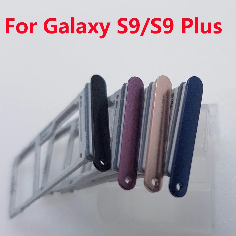 Для Samsung Galaxy S9 G960 G960FD/S9 Plus G965 G965F G965FD G965U двойная sim карта/одна карта + слот лоток для