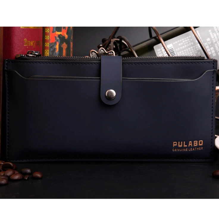 Модные мужские кошельки креативный дизайн с двумя мобильными страницами кошелек