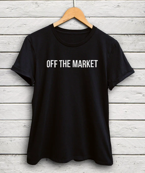 

OFF THE MARKET Letter Print T-Shirt Women Sexy Short Sleeve Fashion Clothing t shirt Summer Style Casual Outfits tshirt tees