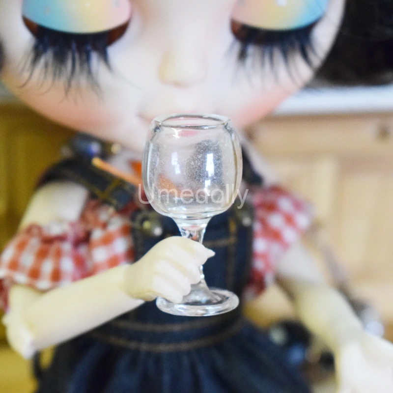 1 шт. миниатюрные Винные бокалы для кукольного домика куклы Blyth Pullip 1/6 BJD кухонные